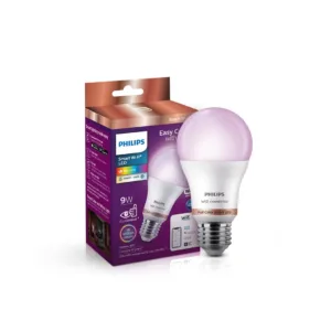 Philips WiZ Smart WIFI LED Bulb E27, 9W/10W/12W (16M Colours + CCT + Dimmable)