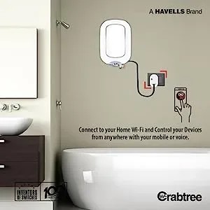 Crabtree Havells 16A WiFi Smart Plug - ACST161603 11 Havells Crabtree 16A WiFi Smart Plug - 04