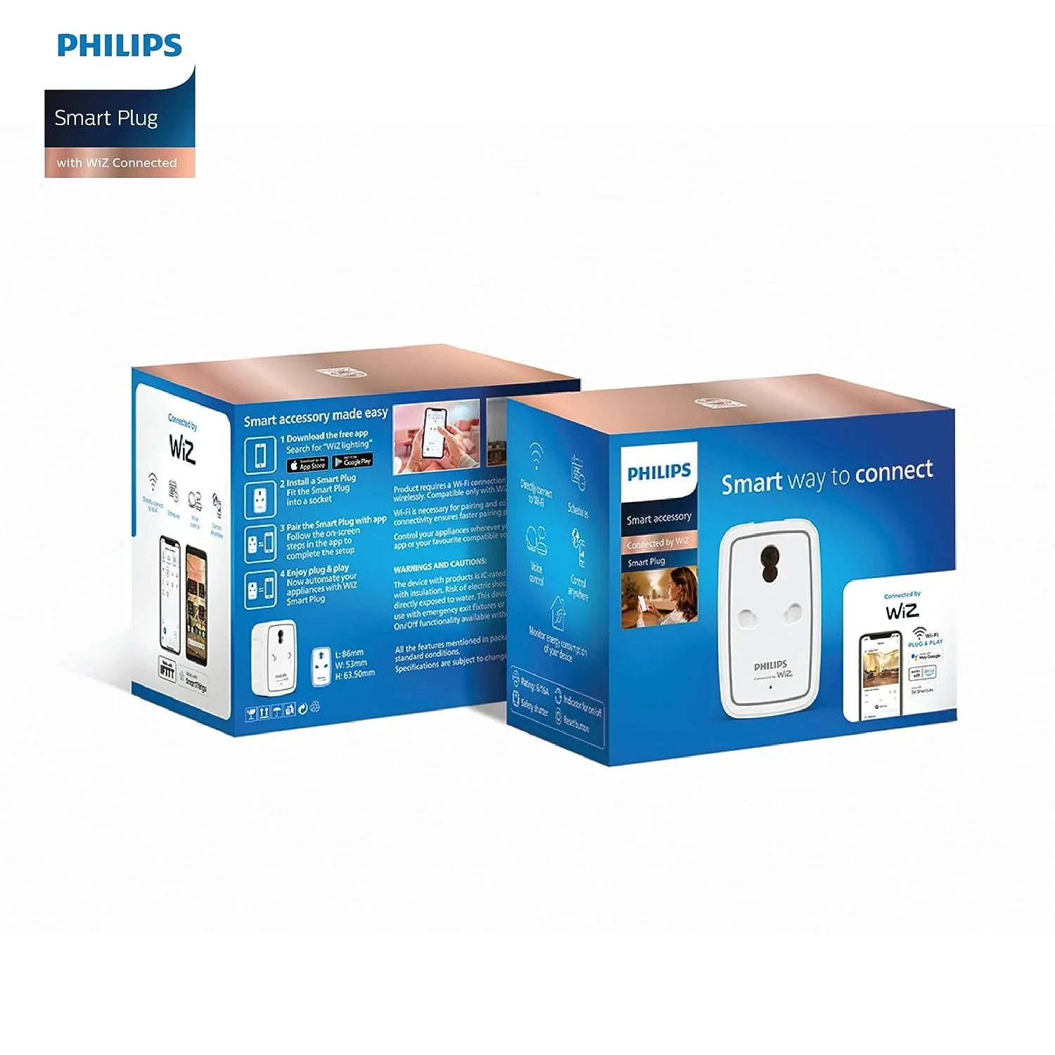 Philips Smart WiFi Plug 16A WiZ Connected - SmartLivingIndia
