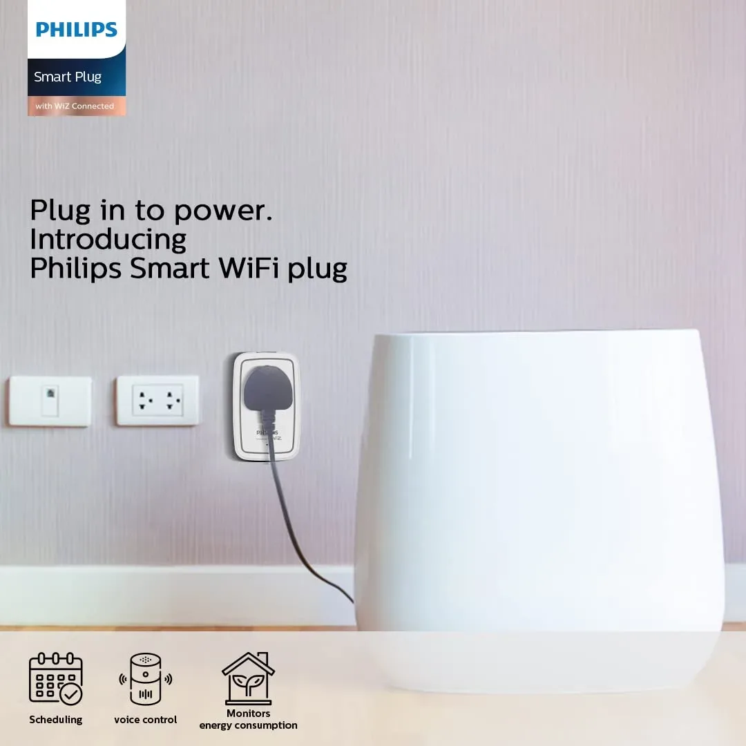 Philips Wi-Fi Smart Plug with Voice Control