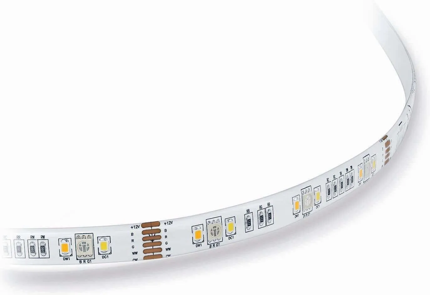 Philips Smart WiZ WIFI LED Full Color RGB Strip with Driver and Controller - 108 LEDs/m, 5m,25W (16M Colours + Tunable White + Dimmable)