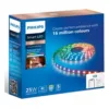 Philips Smart WiZ WIFI LED Full Color RGB Strip with Driver and Controller - 108 LEDs/m, 5m,25W (16M Colours + Tunable White + Dimmable)