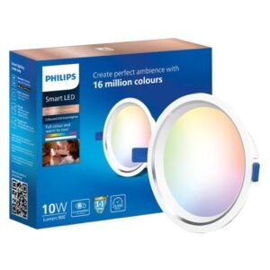 Philips Smart Coloured Downlighter Aura StylEdge WiZ Connected Wi-Fi LED DL - 10W RGB