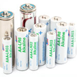 Batteries of different sizes