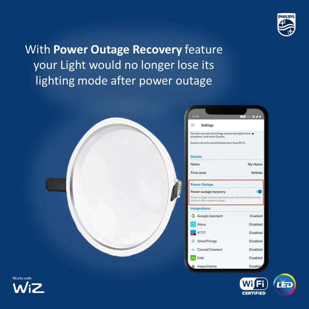 Philips Smart WIFI Aura LED Downlight