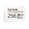 SanDisk High Endurance UHS I - 256GB MicroSD Class 10 Memory Card