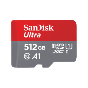 SanDisk Ultra UHS I - 512GB MicroSD Class 10 Memory Card