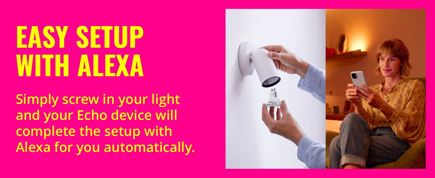 Philips WiZ GU10 RGB Spot LED | 4.7W PAR16 Full Color Wi-Fi Smart Bulb (16M Colors + Tunable White + Dimmable)