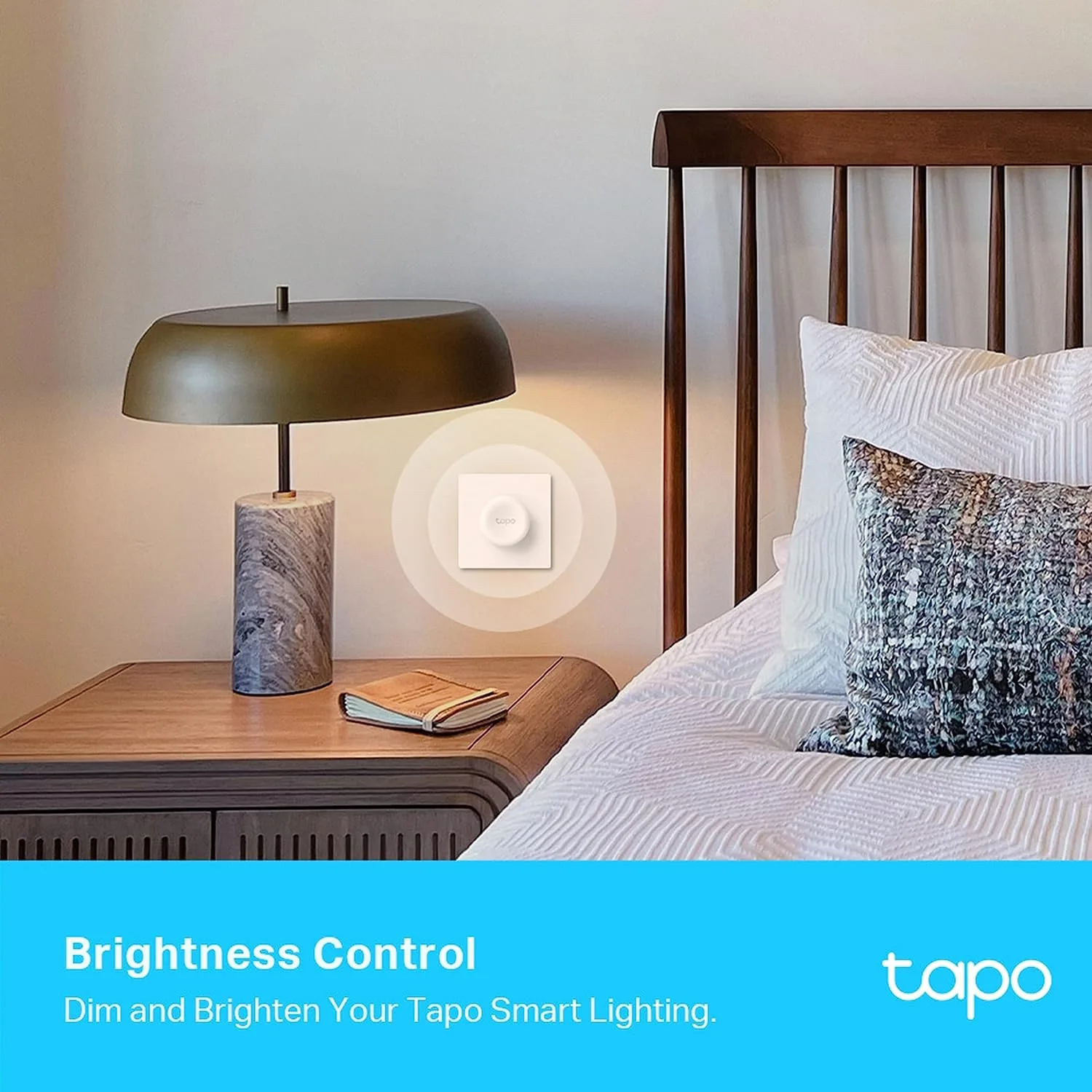 TP-Link Tapo S200D Smart Remote Dimmer Switch With Wall Plate