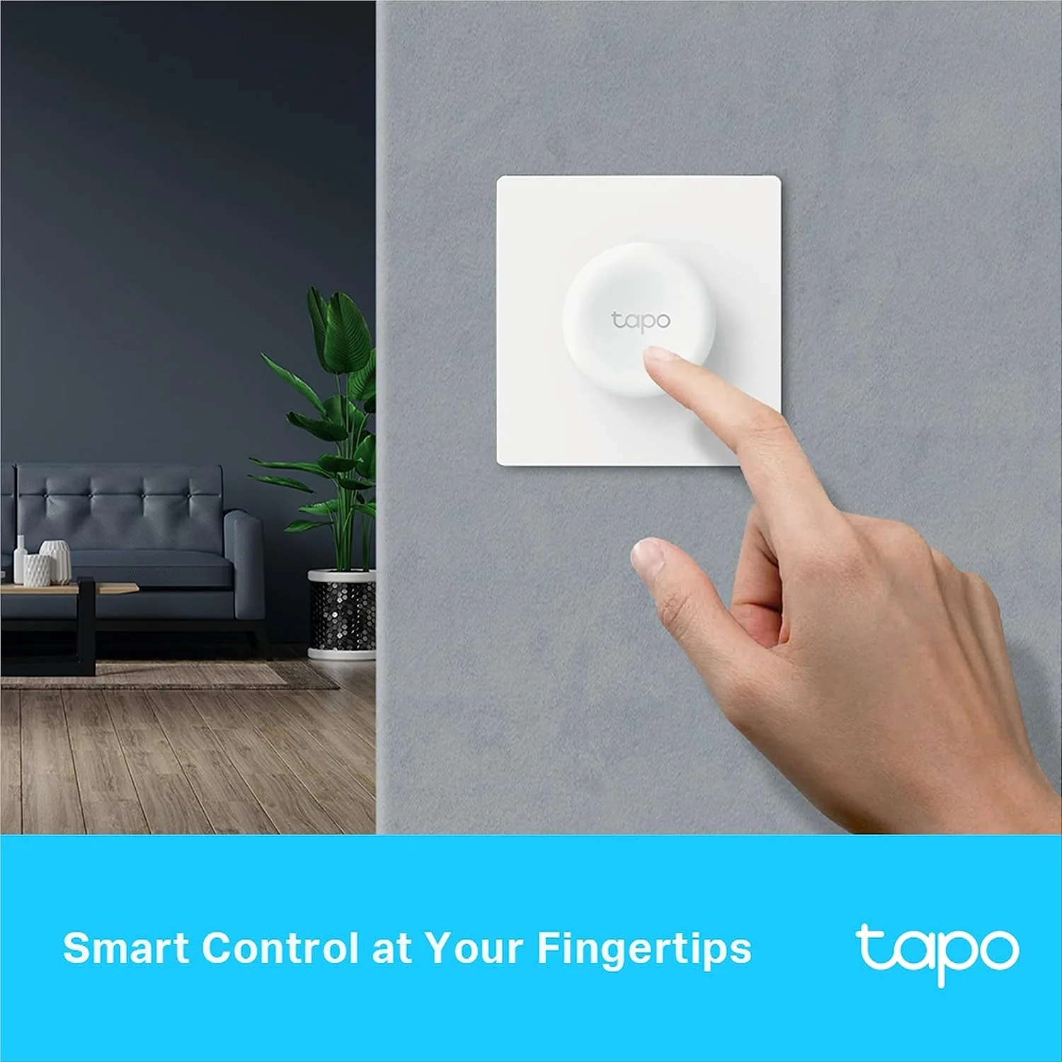TP-Link Tapo S200D Smart Remote Dimmer Switch With Wall Plate