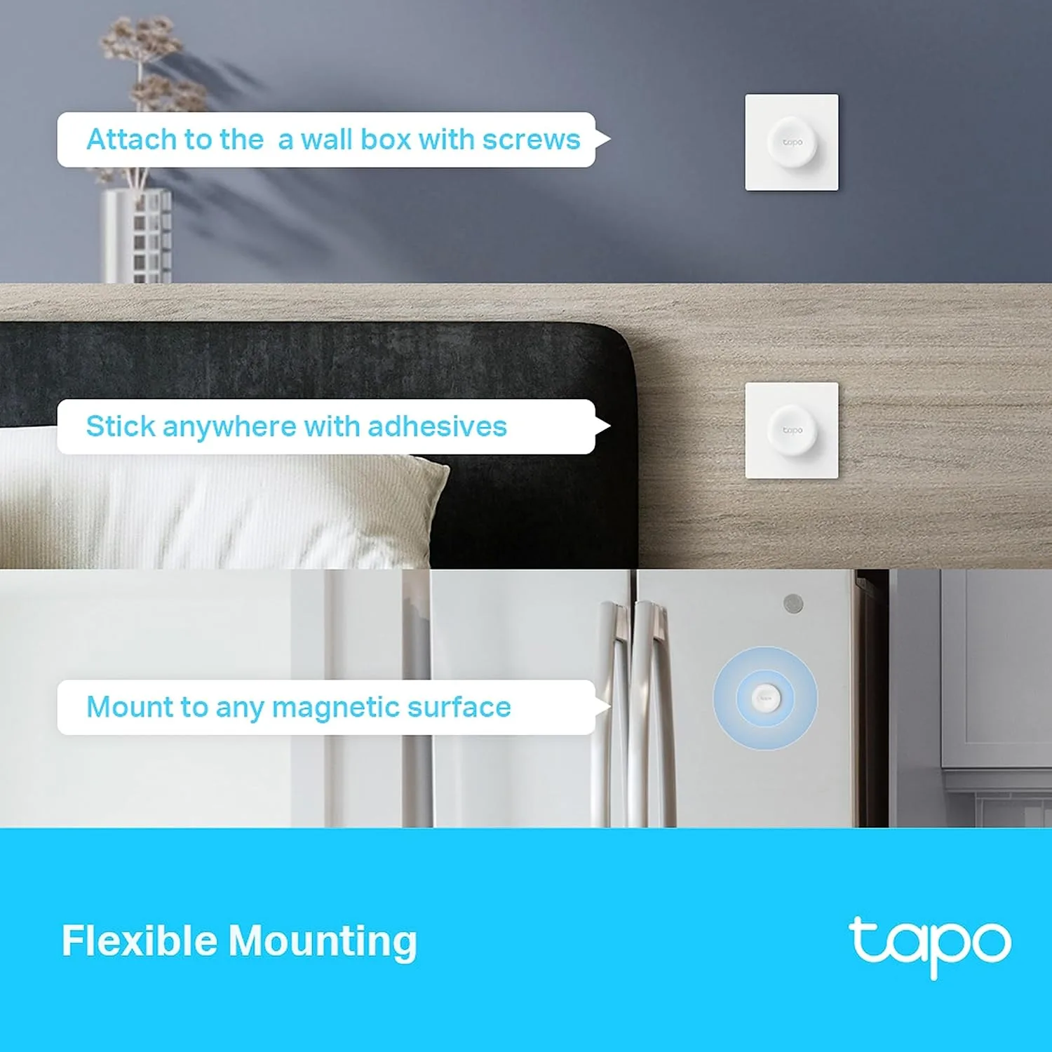 TP-Link Tapo S200D Smart Remote Dimmer Switch With Wall Plate