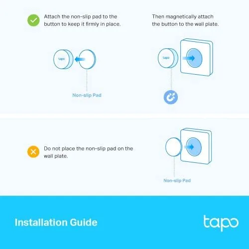 TP-Link Tapo S200D Smart Remote Dimmer Switch With Wall Plate