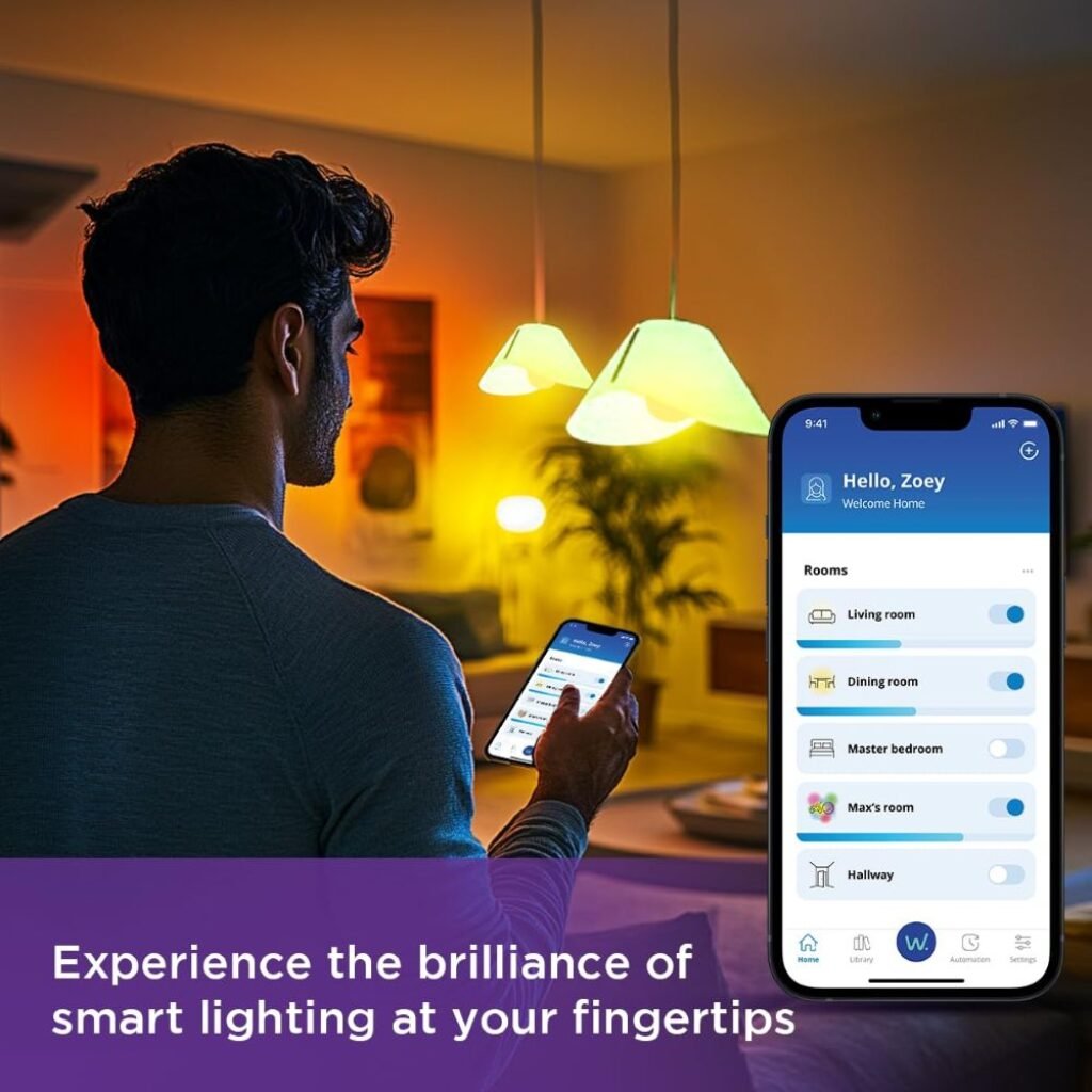 Philips WiZ Smart WIFI LED Bulb | Tunable Full Color RGB LED Light
