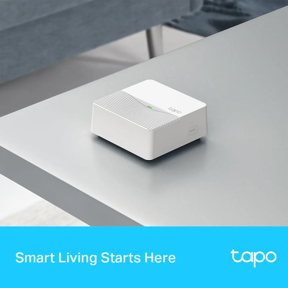 TP-Link Tapo H200 Smart Hub | Connect Up To 64 IoT Devices + 4 Cameras | Smart Alarm and Doorbell