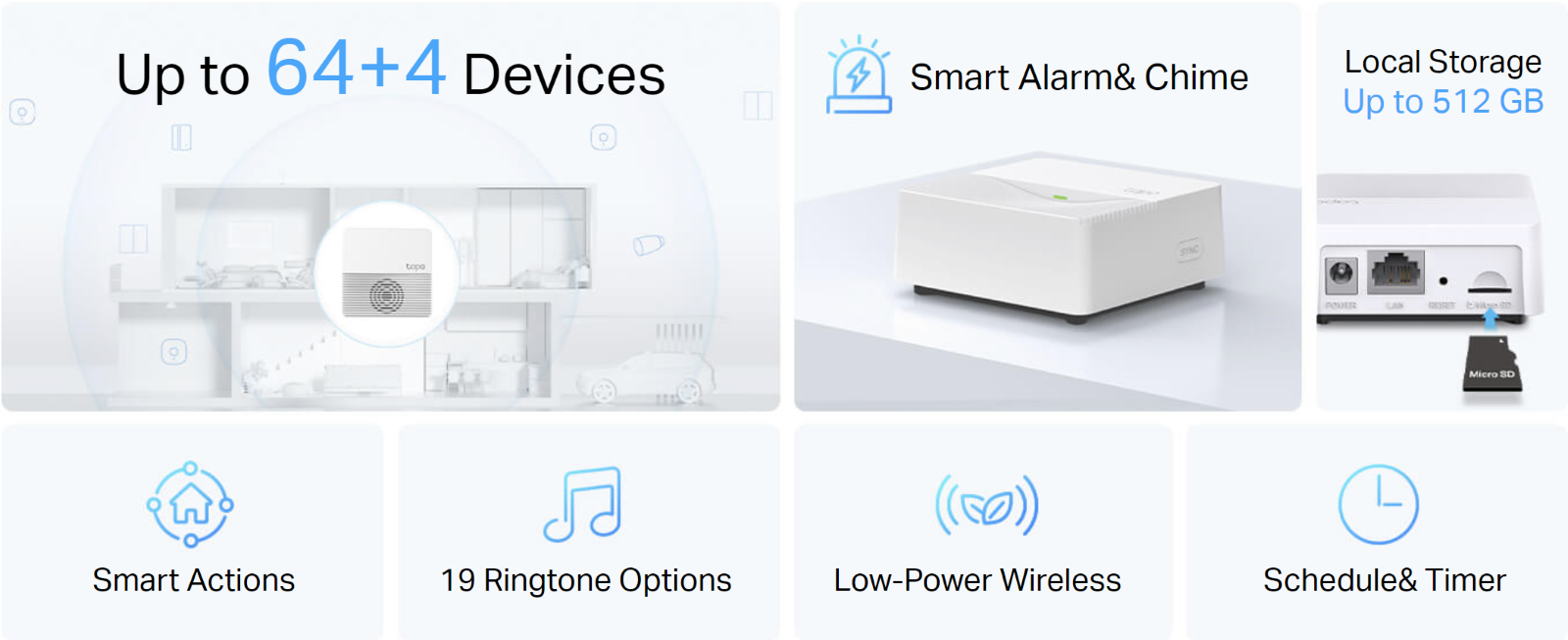 TP-Link Tapo H200 Smart Hub | Connect Up To 64 IoT Devices + 4 Cameras | Smart Alarm and Doorbell 16 TP-Link Tapo H200 Smart Hub | Connect Up To 64 IoT Devices + 4 Cameras | Smart Alarm and Doorbell