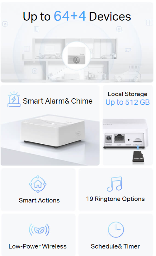 TP-Link Tapo H200 Smart Hub | Connect Up To 64 IoT Devices + 4 Cameras | Smart Alarm and Doorbell 17 TP-Link Tapo H200 Smart Hub | Connect Up To 64 IoT Devices + 4 Cameras | Smart Alarm and Doorbell