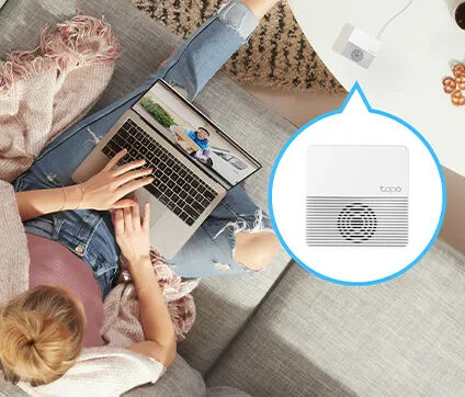 TP-Link Tapo H200 Smart Hub | Connect Up To 64 IoT Devices + 4 Cameras | Smart Alarm and Doorbell