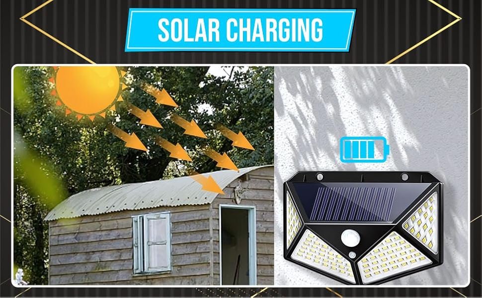 Solar Wall Lamp with Motion Sensing