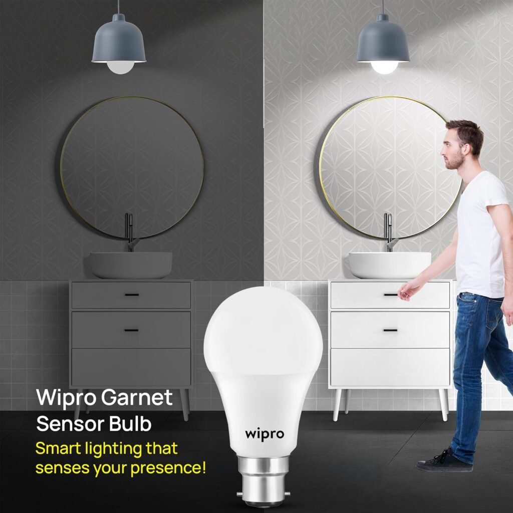 Wipro Garnet Motion Sensor LED Bulb 9W