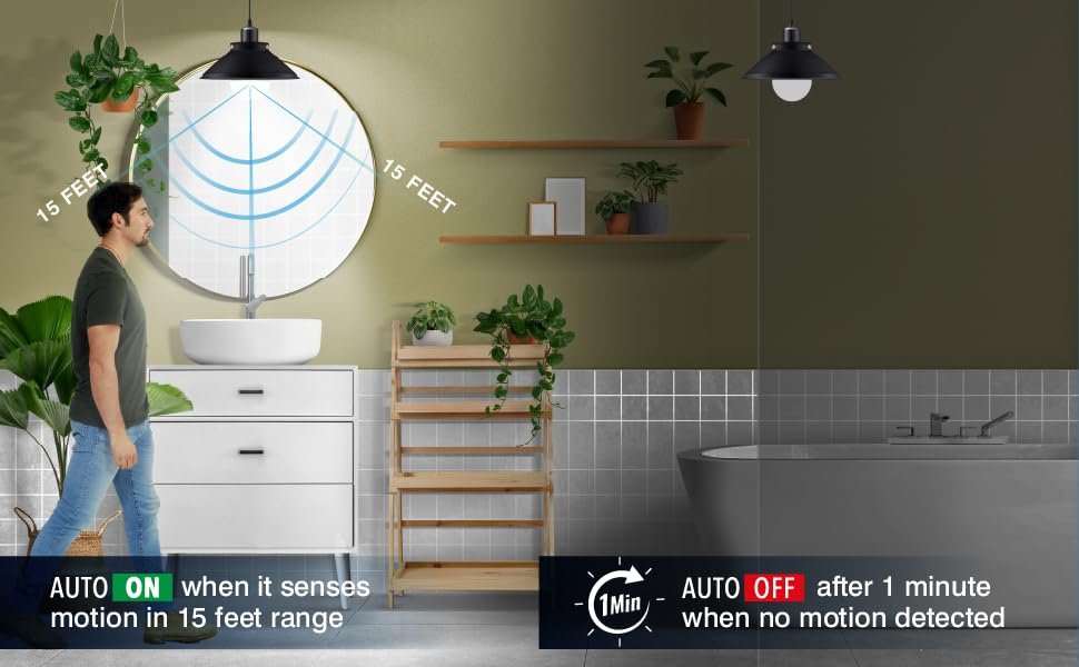 Halonix Motion Sensor Bulb with Ambience Detection | Radar + Lux Sensor LED B22 - 10W/20W