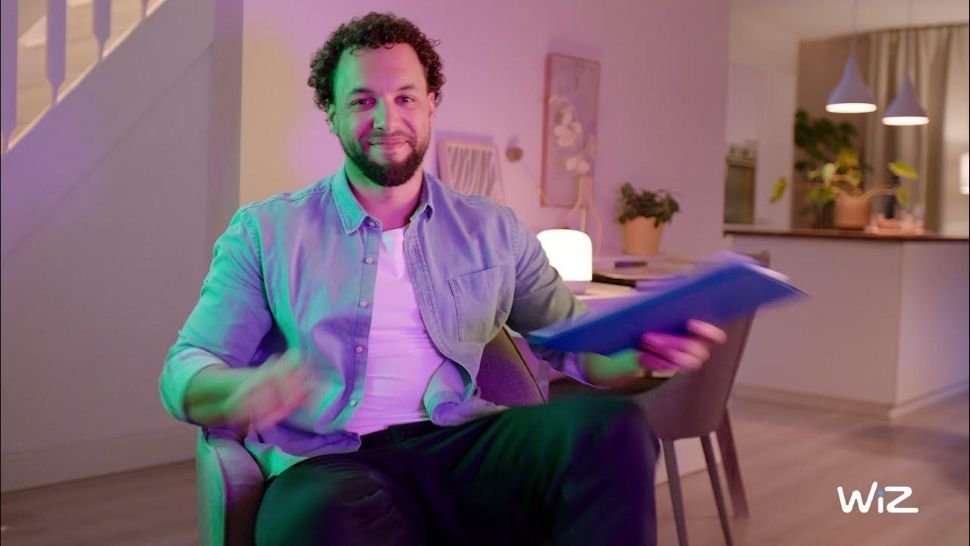 Philips WiZ Hero Smart Table Lamp | Full Color LED Desk Lamp - 10W WiFi RGB Portable Bedside Light (16M Colors + Tunable White + Dimmable)