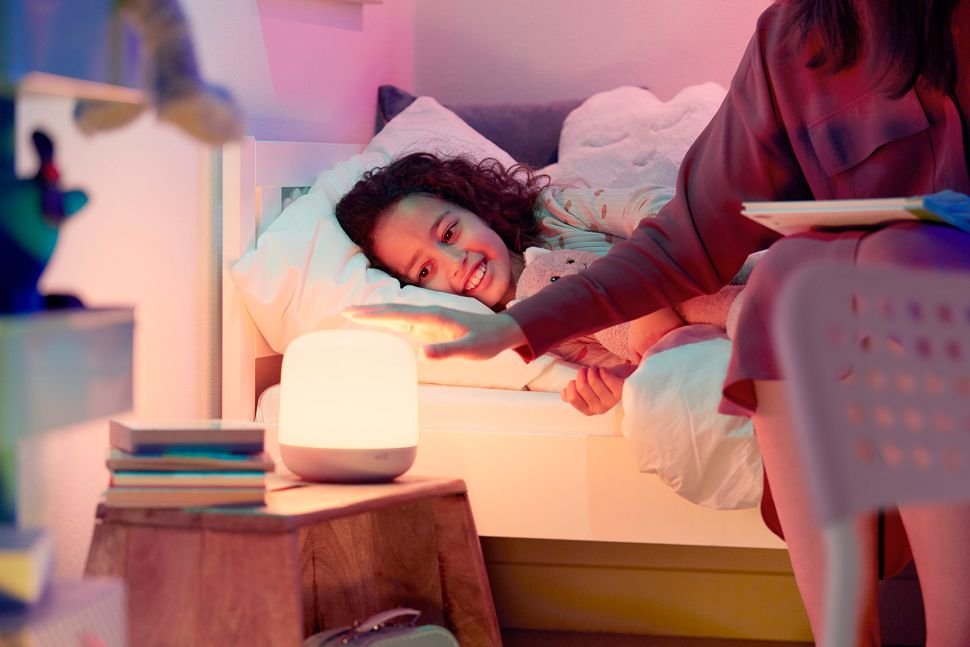 Philips WiZ Hero Smart Table Lamp | Full Color LED Desk Lamp - 10W WiFi RGB Portable Bedside Light (16M Colors + Tunable White + Dimmable)