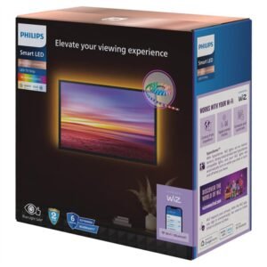 Philips Smart RGB TV Backlight LED Strip - 43"/55"/65" | Multicolor WiZ Connected WIFI LED DIY TV Strip