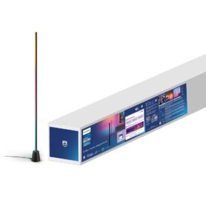 Philips WiZ Gradient Floor Lamp | Smart WiFi Multicolor Segmented RGBIC LED Corner Pole Light