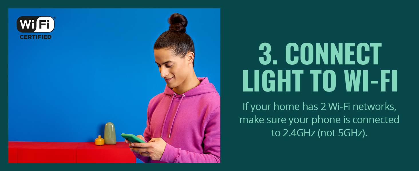 Philips WiZ Gradient Floor Lamp | Smart WiFi Multicolor Segmented RGBIC LED Corner Pole Light