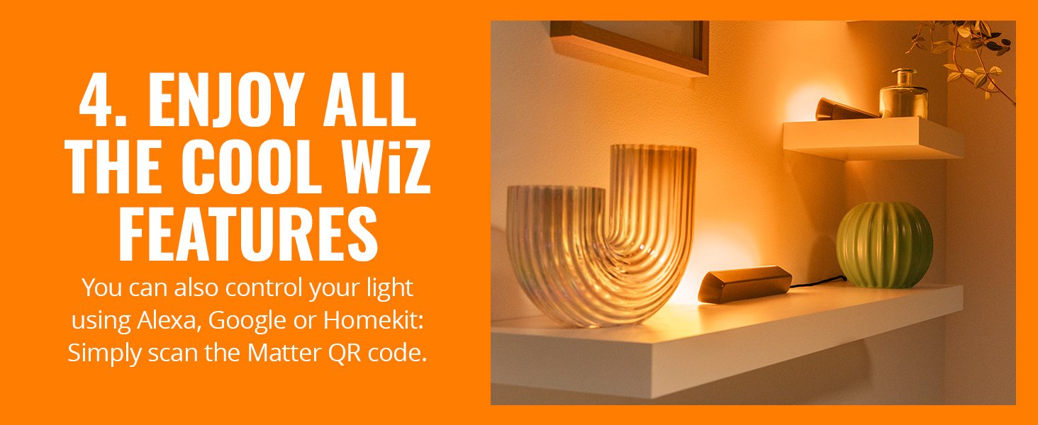 Philips WiZ Gradient Light Bars | Smart WiFi RGBIC LED Bar Lights (2 Bars)