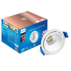 Philips WIFI Tiltable COB Pro Dimmable Spotlight 12W | WW/NW 1020lm WiZ Tilt LED COB Light