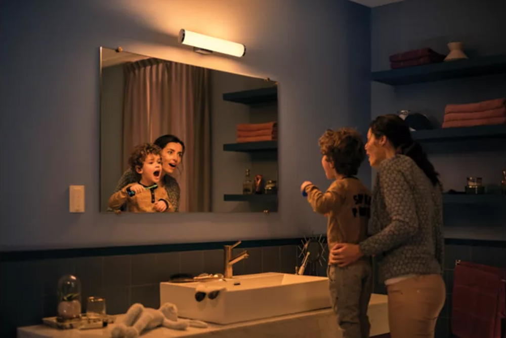 Philips Aquila WiFi RGB LED Wall Light 15W | WiZ Full Color Cylindrical Smart Wall Lamp for Mirrors and Decorations 11 Philips Aquila WiFi RGB LED Wall Light 15W | WiZ Full Color Cylindrical Smart Wall Lamp for Mirrors and Decorations