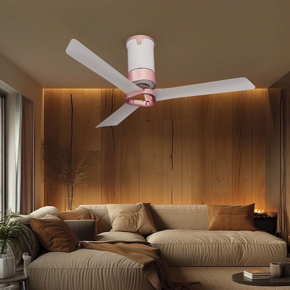 Ecolink AiroElevate Smart BLDC Ceiling Fan | WiFi + RF Remote | 1200mm, 35W, 230CMM, 370RPM | Philips WiZ Connected | App & Voice Control 19 Ecolink AiroElevate Smart BLDC Ceiling Fan | WiFi + RF Remote | 1200mm, 35W, 230CMM, 370RPM | Philips WiZ Connected - Silk White - Rose Gold