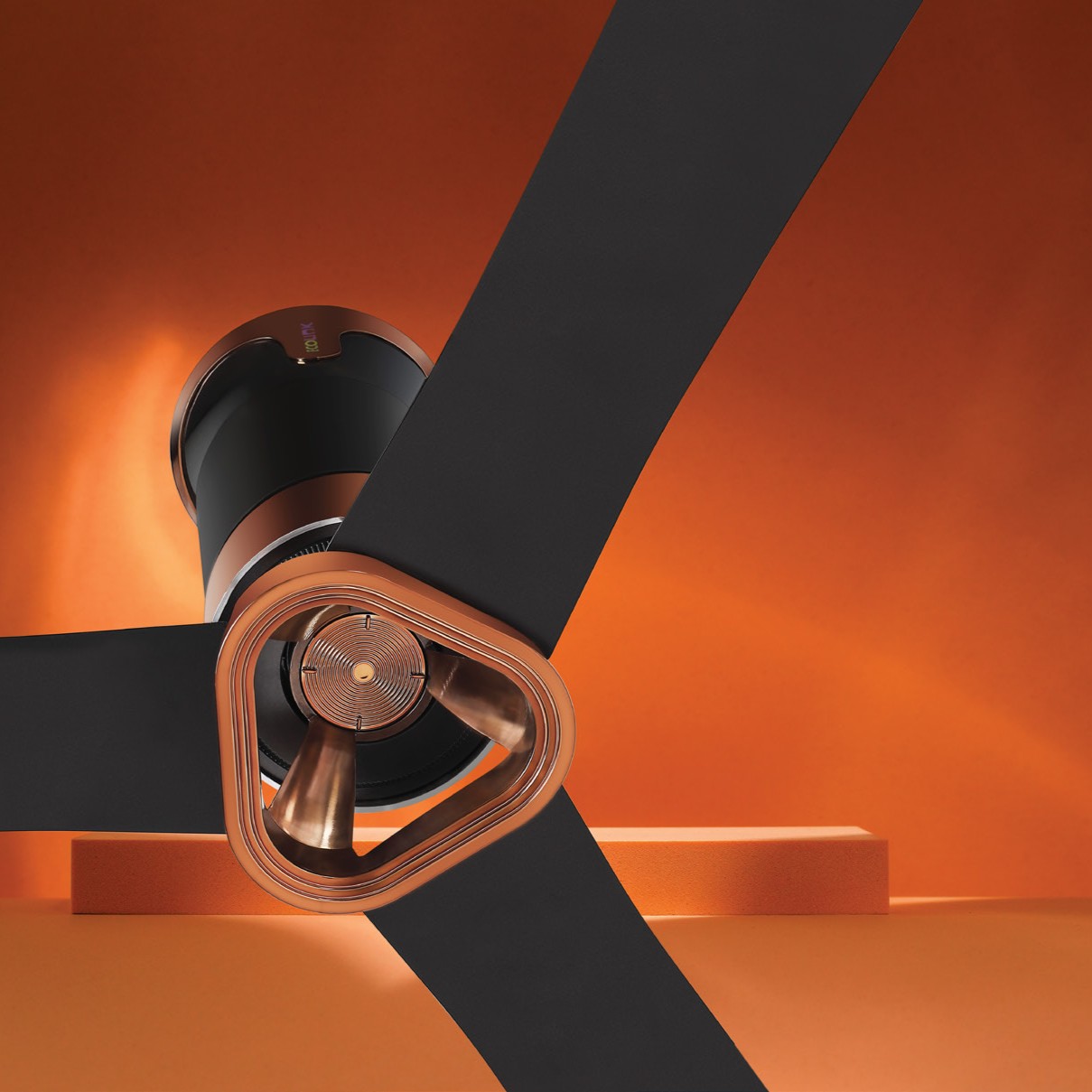 Ecolink AiroElevate Smart BLDC Ceiling Fan | WiFi + RF Remote | 1200mm, 35W, 230CMM, 370RPM | Philips WiZ Connected | App & Voice Control 13 Ecolink AiroElevate Smart BLDC Ceiling Fan | WiFi + RF Remote | 1200mm, 35W, 230CMM, 370RPM | Philips WiZ Connected - Espresso Brown - Copper