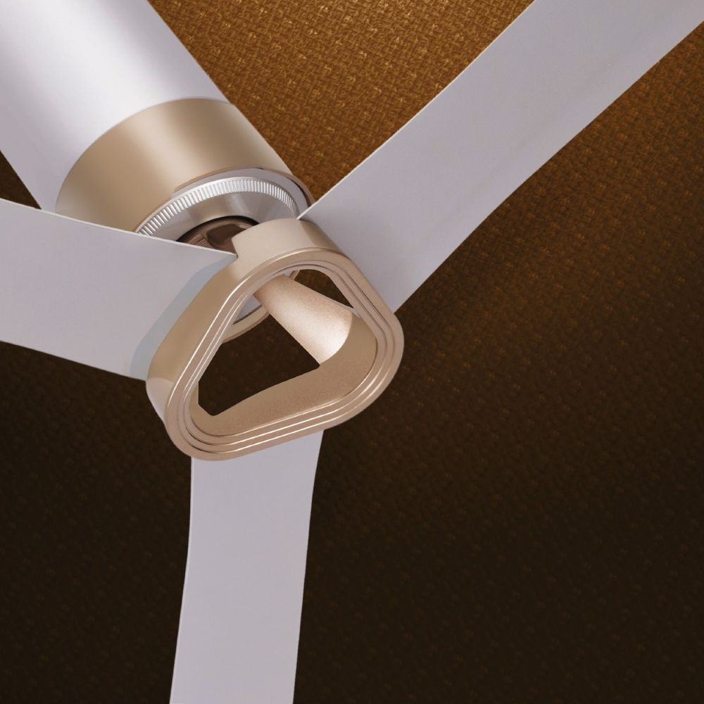 Ecolink AiroElevate Smart BLDC Ceiling Fan | WiFi + RF Remote | 1200mm, 35W, 230CMM, 370RPM | Philips WiZ Connected | App & Voice Control 12 Ecolink AiroElevate Smart BLDC Ceiling Fan | WiFi + RF Remote | 1200mm, 35W, 230CMM, 370RPM | Philips WiZ Connected - Vanilla Beige - Gold