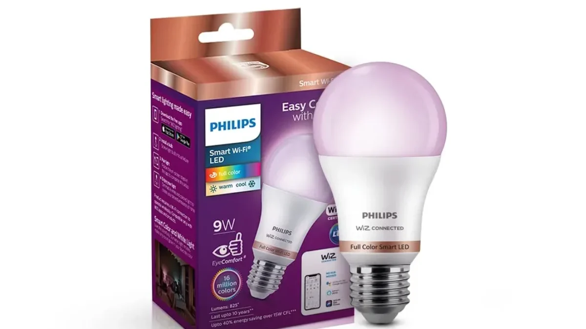 Philips WiZ Smart WIFI LED Bulb E27, 9W/10W/12W (16M Colours CCT