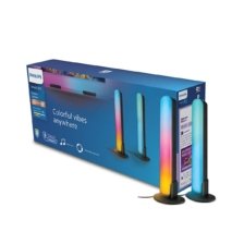 Philips WiZ Gradient Light Bars | Smart WiFi RGBIC LED Bar Lights (2 Bars)