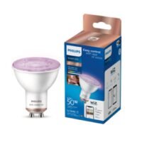 Philips Smart 4.7W (Eq.50W) GU10 Spot LED Bulb |Wiz Connected...