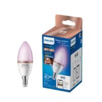 PHILIPS Smart 4.9W (Eq.40W) Candle RGB LED Bulb | Wiz...