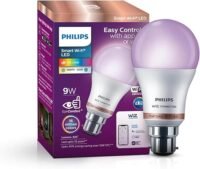 Philips WiZ 9W B22 Wi-Fi & Bluetooth LED Smart Bulb...